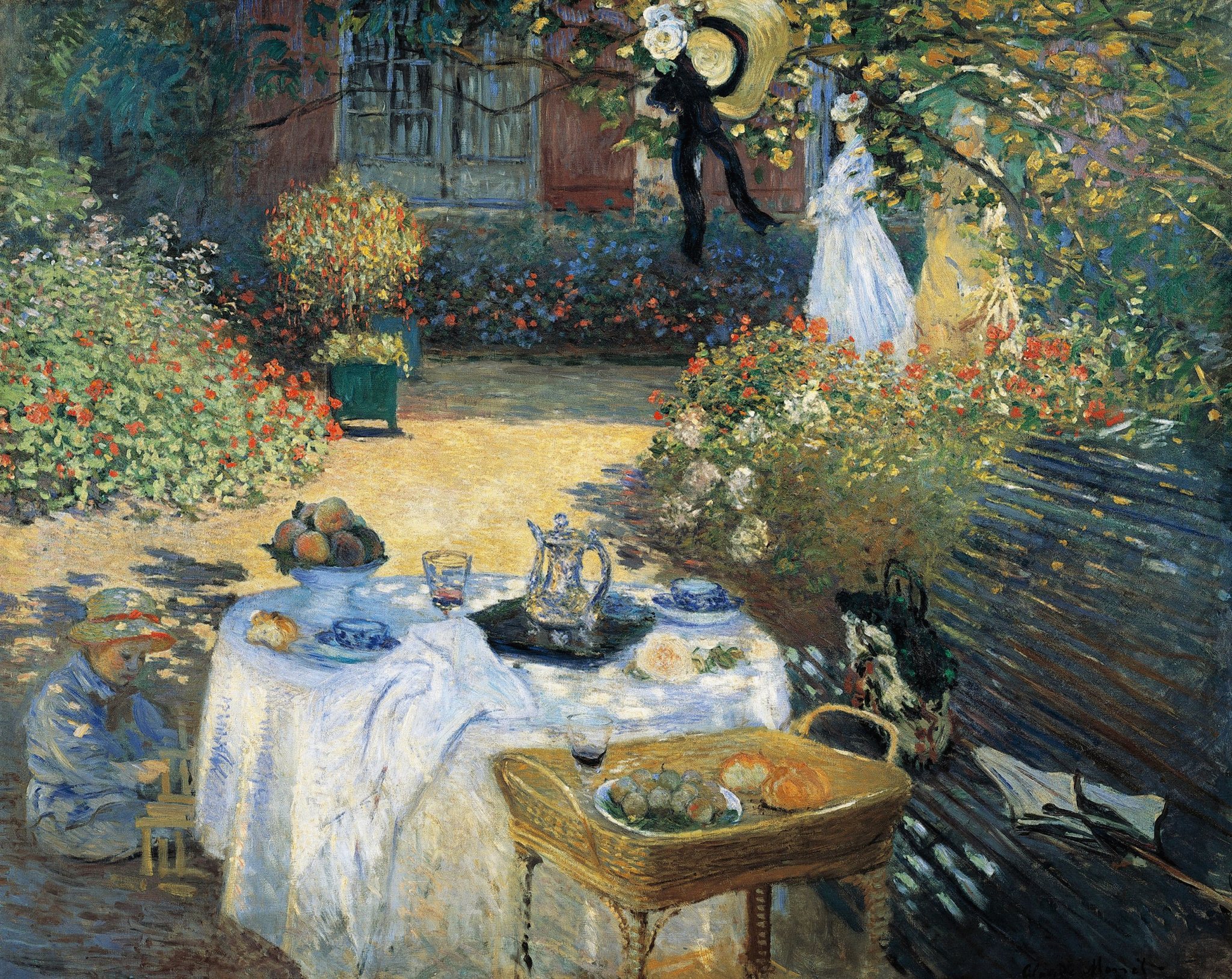 Claude Monet, The Luncheon (1873) — the garden this site lives inside